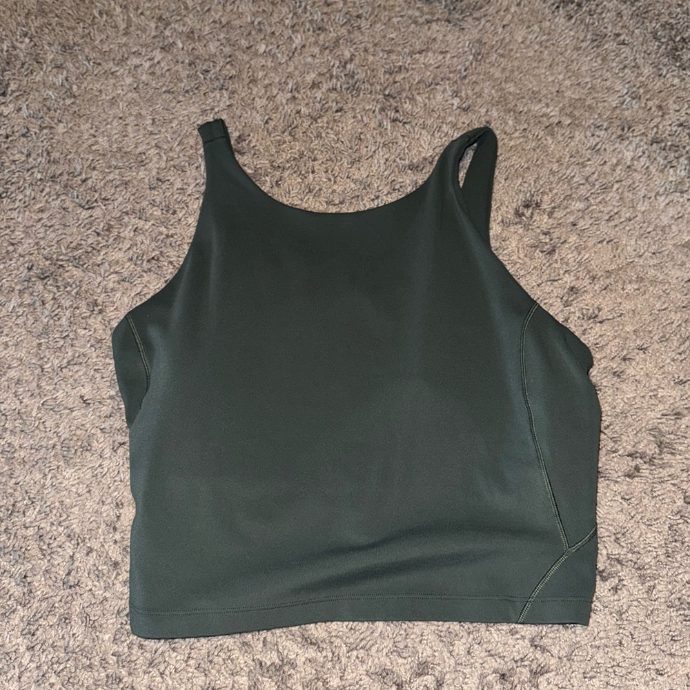 lululemon athletica Dark Green Tank Top